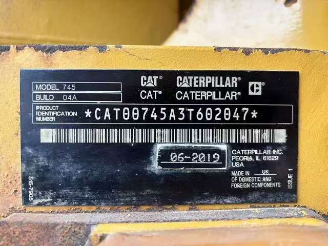 Used Caterpillar CAT 745 Articulated Dump Truck 2019