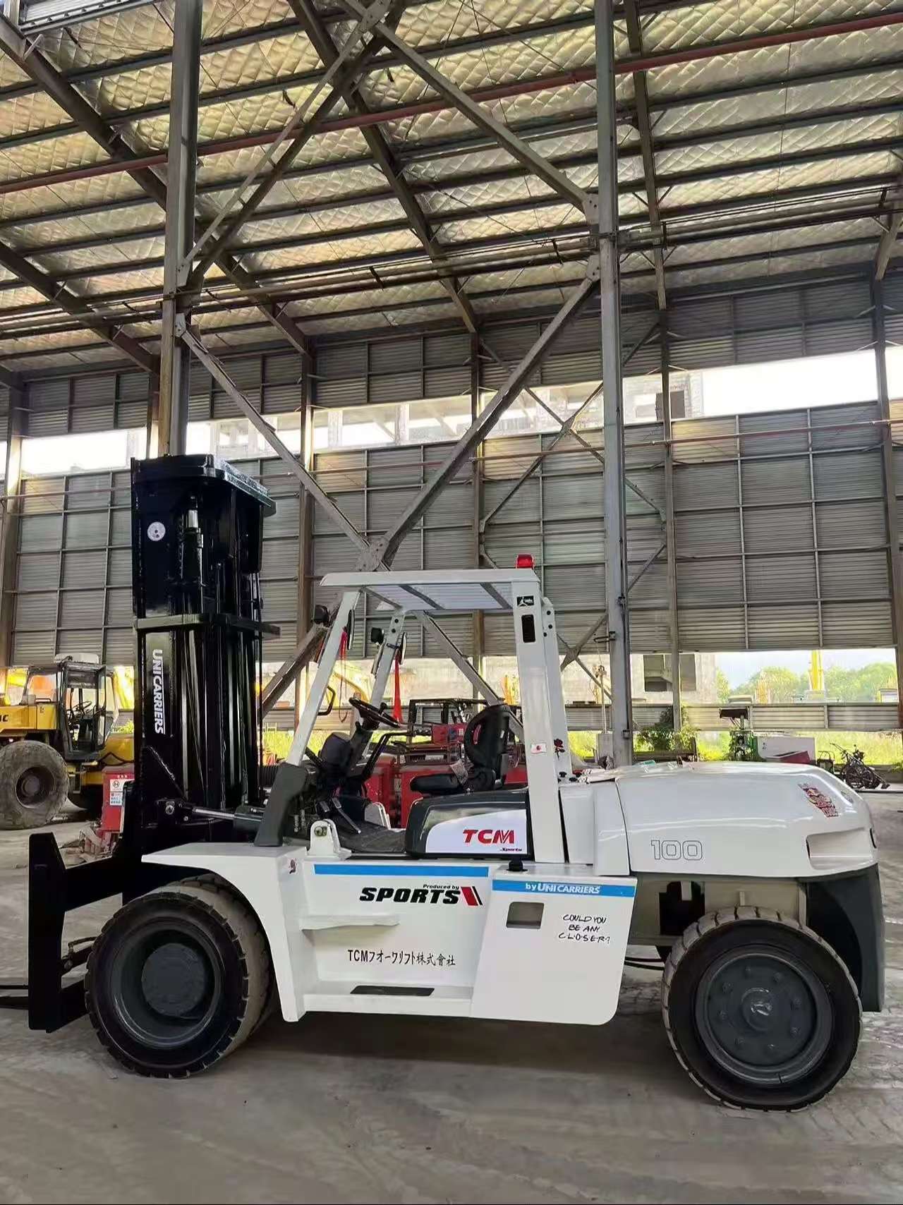 Used TCM 10-Ton Diesel Forklift 2020 – Japan Import, 3-Stage Mast + Side Shifter, 2339 Hours