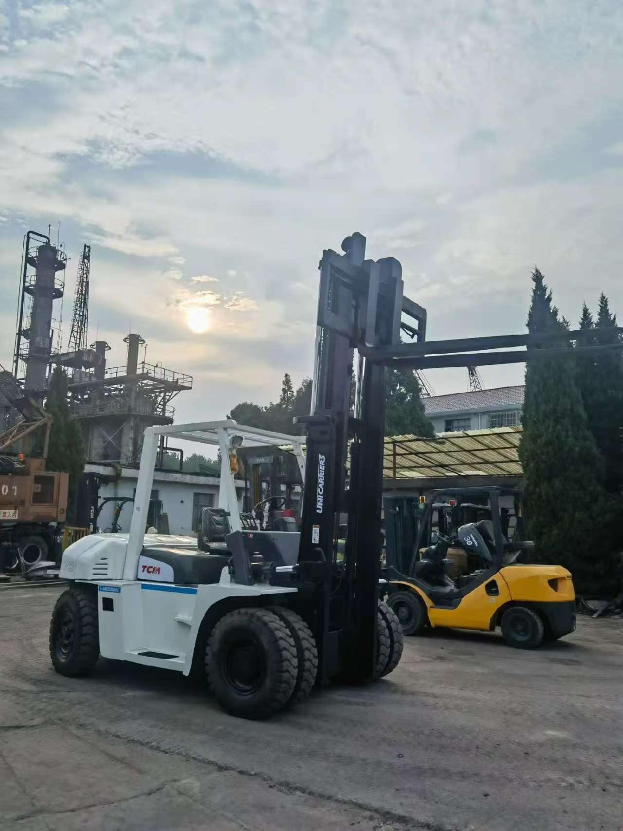 Used TCM 7-Ton Diesel Forklift 2019 – Japan Import, 3-Stage Mast, 3568 Hours