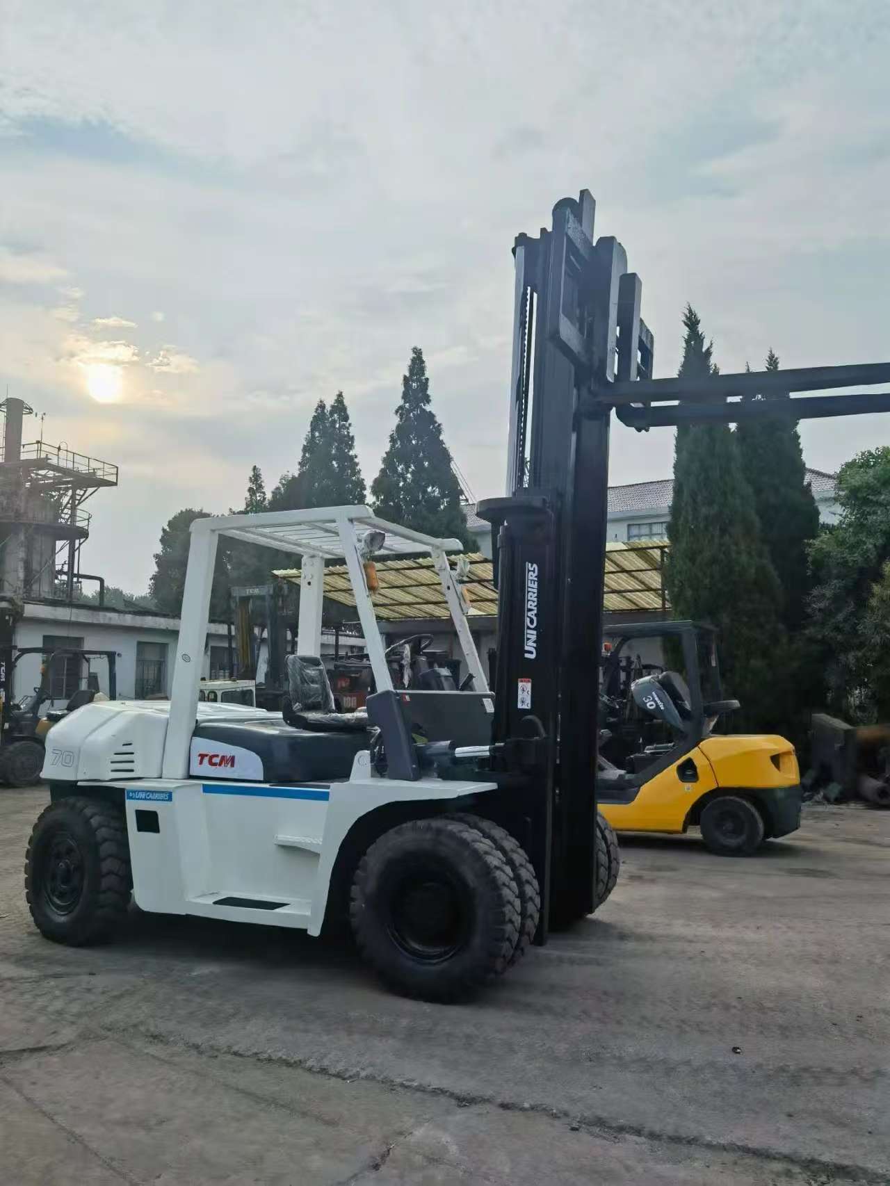 Used TCM 7-Ton Diesel Forklift 2019 – Japan Import, 3-Stage Mast, 3568 Hours