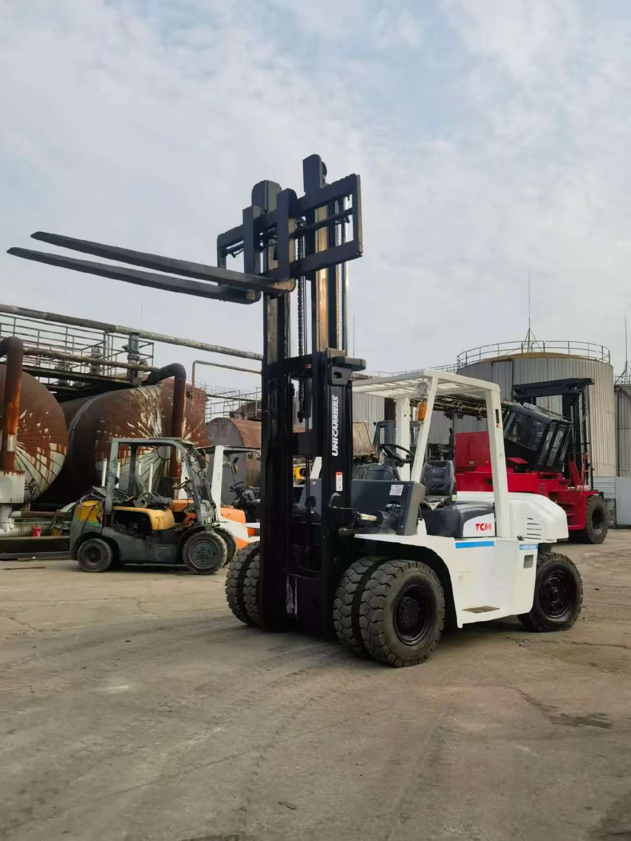 Used TCM 7-Ton Diesel Forklift 2019 – Japan Import, 3-Stage Mast, 3568 Hours