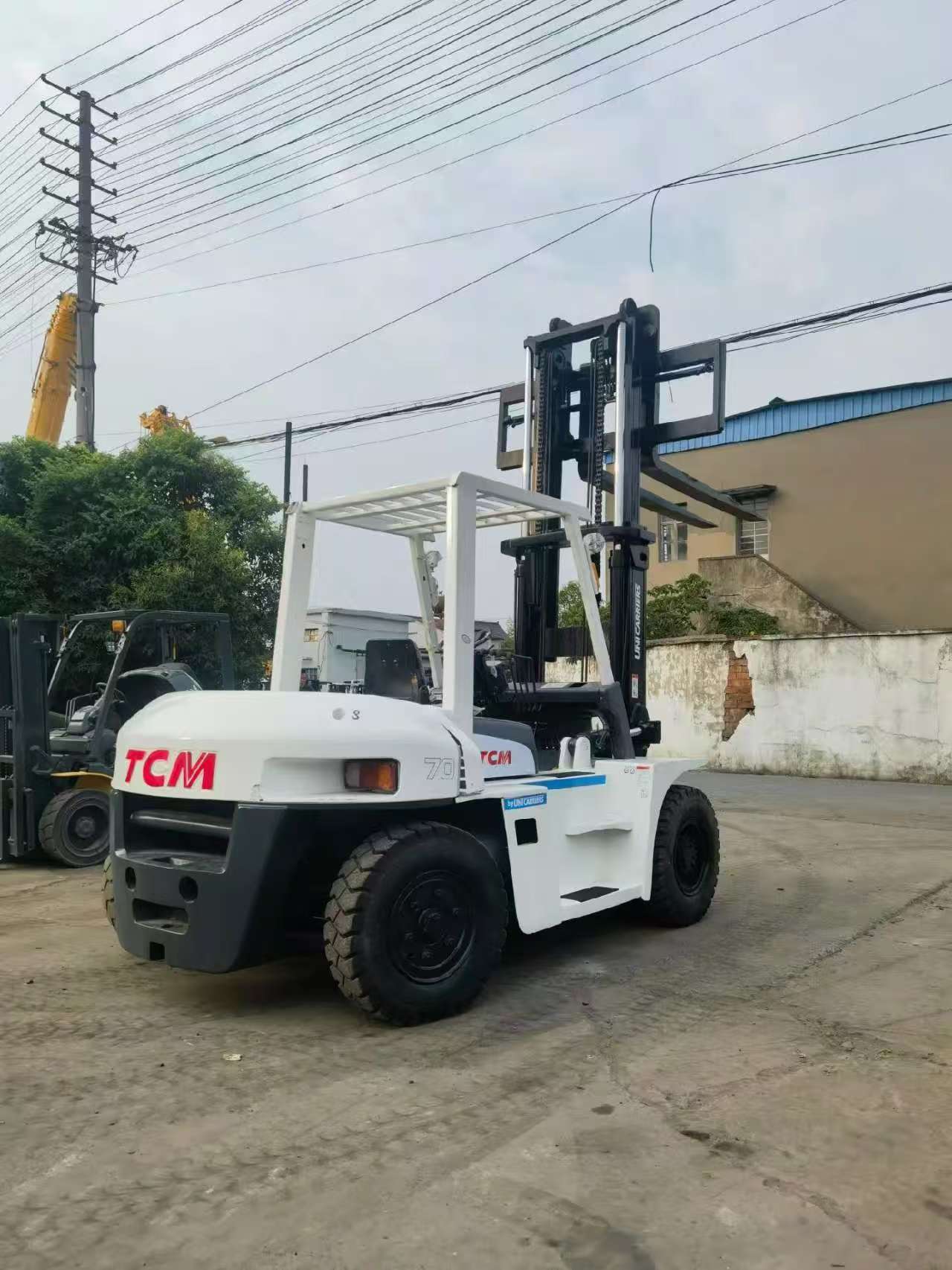 Used TCM 7-Ton Diesel Forklift 2019 – Japan Import, 3-Stage Mast, 3568 Hours